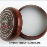 NEW Carrot Sun Coconut Cream 350ml open